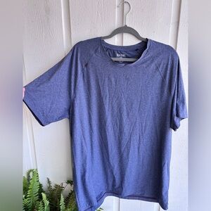 Rhone Men's Heathered Blue Short Sleeve Tee